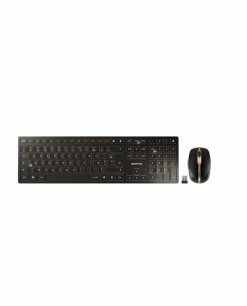 Vente flash 👏 CHERRY DW 9100 SLIM Clavier RF Sans Fil + Bluetooth AZERTY Français Noir 🧨
