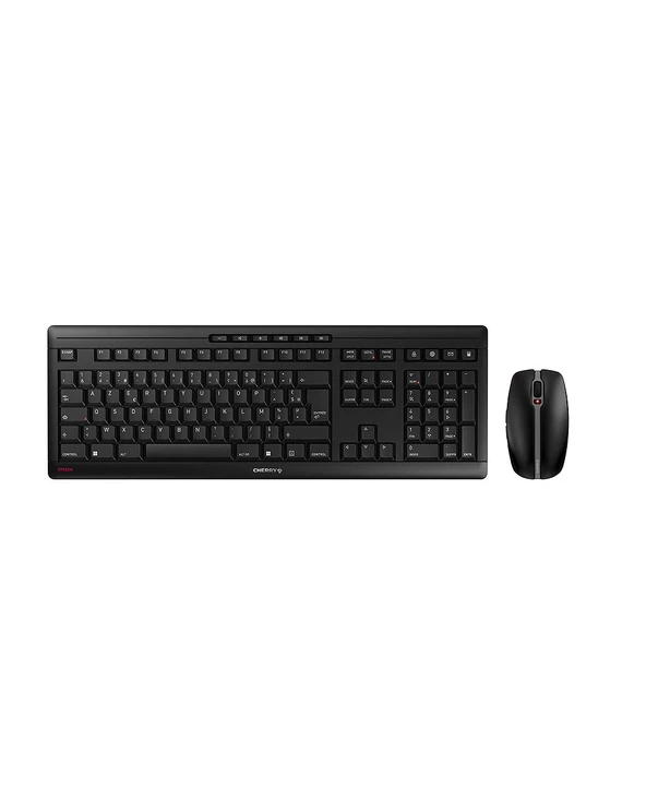 Tout neuf 🔔 CHERRY Stream Desktop Recharge Clavier RF Sans Fil AZERTY Français Noir 👏