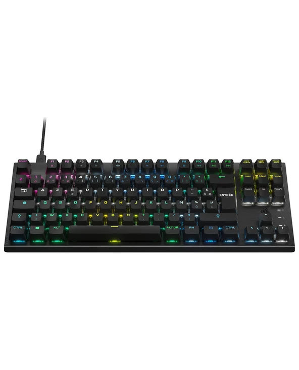 Bon marché 🔔 Corsair K60 PRO TKL RGB OPX Clavier RF Sans Fil AZERTY Français Noir 🤩 – Image 3