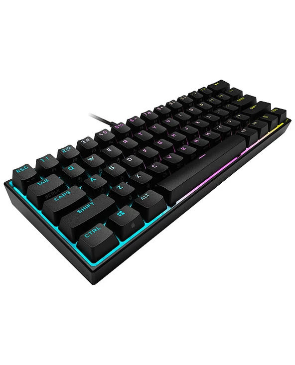 Nouveau 🛒 Corsair K65 RGB Mini Clavier USB QWERTY Anglais Américain Noir 🎉 – Image 4