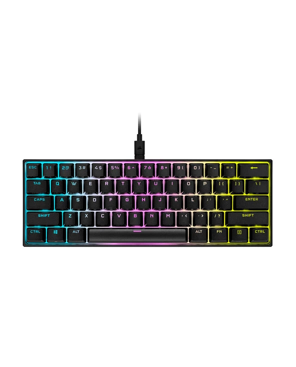 Nouveau 🛒 Corsair K65 RGB Mini Clavier USB QWERTY Anglais Américain Noir 🎉