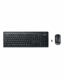 Meilleur prix ⭐ Fujitsu LX410 Clavier RF Sans Fil AZERTY Français Noir 🥰