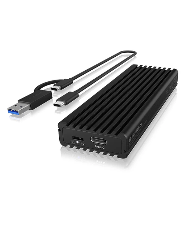 Grosses soldes 🔔 ICY BOX IB-1817MCT-C31 Boîtier De Disques De Stockage Enceinte Ssd Noir M.2 🔥 – Image 2