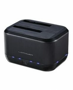 Meilleur prix 😍 LC-Power LC-DOCK-U3-III Station D'accueil De Disques De Stockage USB 3.2 Gen 1 (3.1 Gen 1) Type Micro-B Noir ⭐