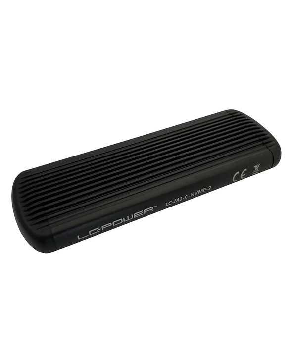 Nouveau ✨ LC-Power LC-M2-C-NVME-2 Boîtier De Disques De Stockage Enceinte Ssd Noir M.2 🤩