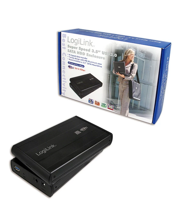 Coupon 🛒 LogiLink UA0107 Boîtier De Disques De Stockage 3.5" Noir 🎁 – Image 2