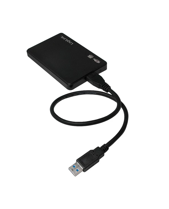 Remise 🤩 LogiLink UA0256 Boîtier De Disques De Stockage Boîtier HDD Noir 2.5" ❤️ – Image 4