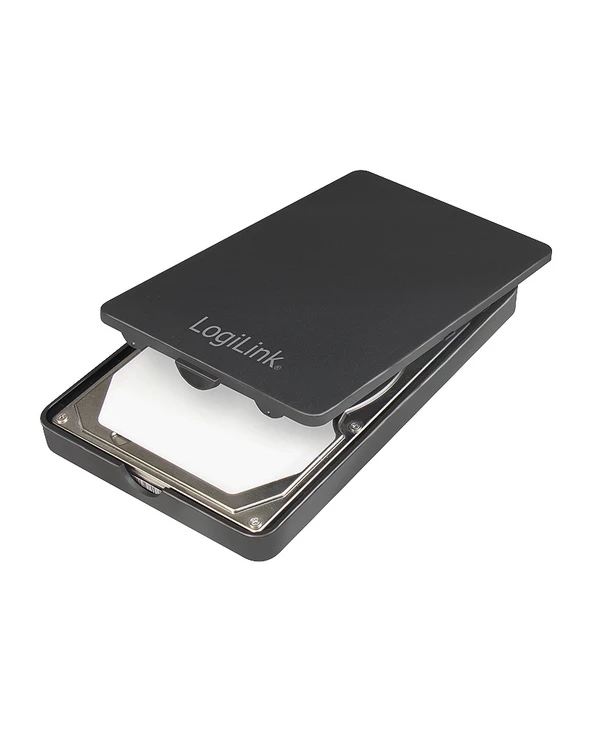 Vente flash 🌟 LogiLink UA0339 Boîtier De Disques De Stockage Boîtier Disque Dur/SSD Noir 2.5" ⭐ – Image 4