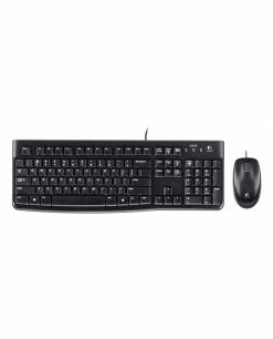 Promo ⭐ Logitech Desktop MK120 Clavier USB QWERTY Italien Noir 🔔