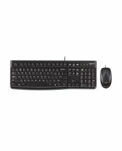 Tout neuf 😍 Logitech Desktop MK120 Clavier USB QWERTY Anglais Noir 😉