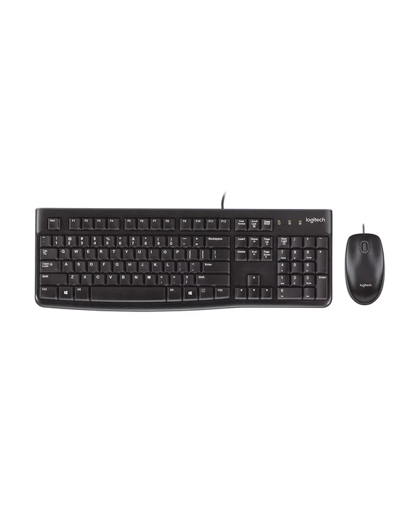Tout neuf 😍 Logitech Desktop MK120 Clavier USB QWERTY Anglais Noir 😉