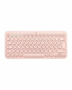 Meilleure affaire 🛒 Logitech K380 For Mac Multi-Device Bluetooth Keyboard Clavier AZERTY Français Rose 👏