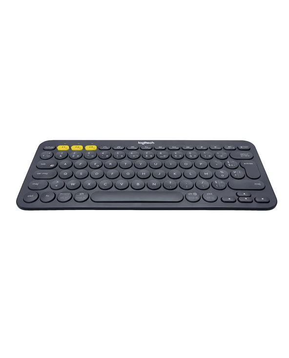 Bon marché ✔️ Logitech K380 Multi-Device Bluetooth Keyboard Clavier AZERTY Français Gris 🤩 – Image 3