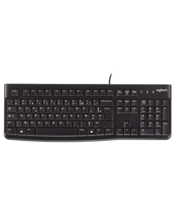 Meilleure affaire 😍 Logitech Keyboard K120 For Business Clavier USB AZERTY Français Noir 🛒