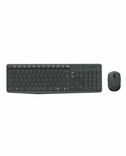 Acheter 🛒 Logitech MK235 Wireless Keyboard And Mouse Combo Clavier USB QWERTZ Allemand Gris 🔥