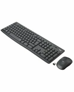 Vente flash 🌟 Logitech MK295 Silent Wireless Combo Clavier RF Sans Fil AZERTY Belge Graphite 🌟