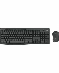 Budget 🤩 Logitech MK295 Silent Wireless Combo Clavier RF Sans Fil QWERTZ Suisse Graphite 🎁