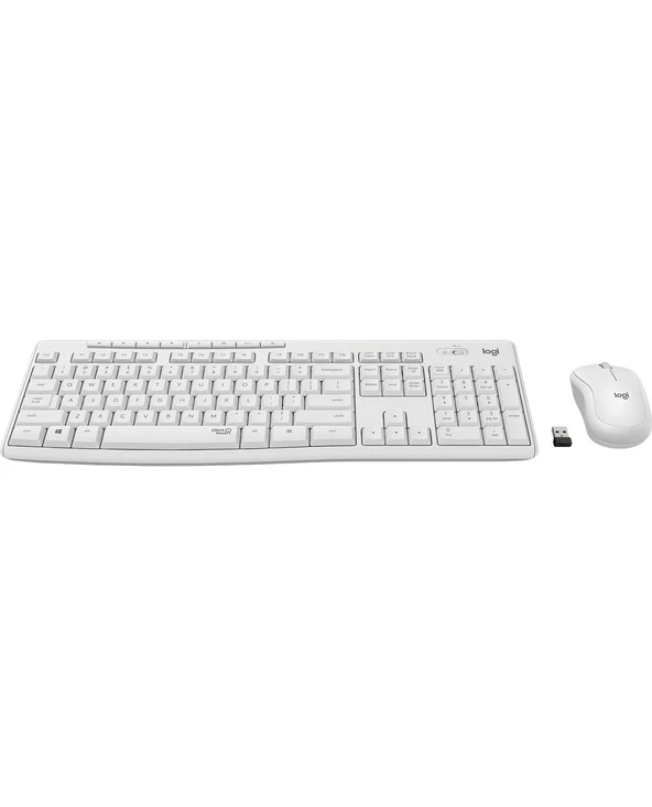 Promo 🛒 Logitech MK295 Silent Wireless Combo Clavier Souris Incluse USB QWERTY Espagnole Blanc 🧨 – Image 2