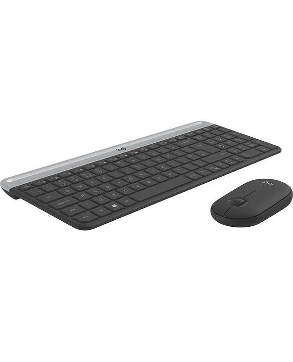 Acheter 🌟 Logitech Slim Wireless Keyboard And Mouse Combo MK470 Clavier USB AZERTY Français Graphite 🎉 – Image 6