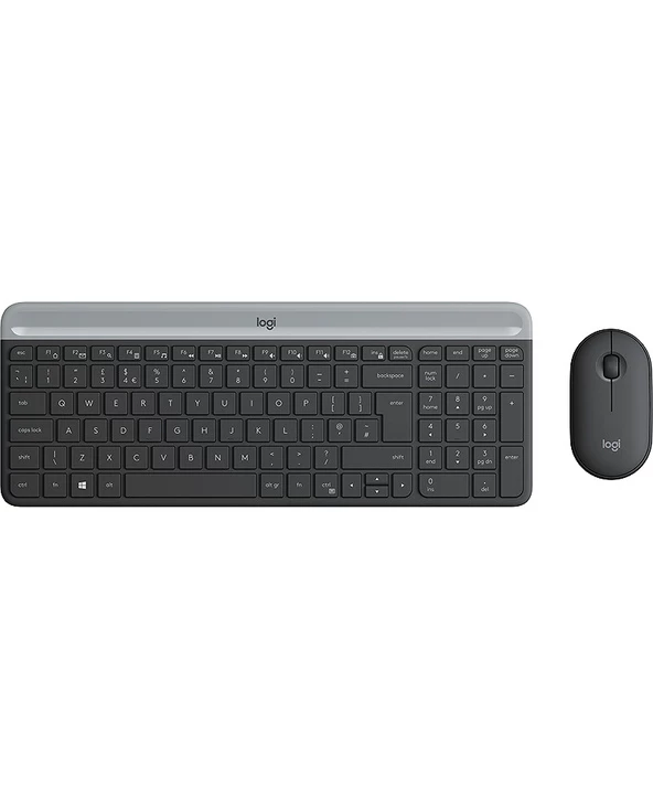 Acheter 🌟 Logitech Slim Wireless Keyboard And Mouse Combo MK470 Clavier USB AZERTY Français Graphite 🎉