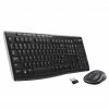 Promo 👏 Logitech Wireless Combo MK270 Clavier Souris Incluse RF Sans Fil QWERTY Noir, Argent 🔔