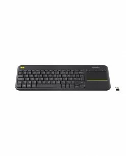Tout neuf 🤩 Logitech Wireless Touch Keyboard K400 Plus Clavier RF Sans Fil AZERTY Français Noir 😀