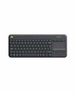 Acheter 👏 Logitech Wireless Touch Keyboard K400 Plus Clavier RF Sans Fil QWERTY Anglais Noir 🎁