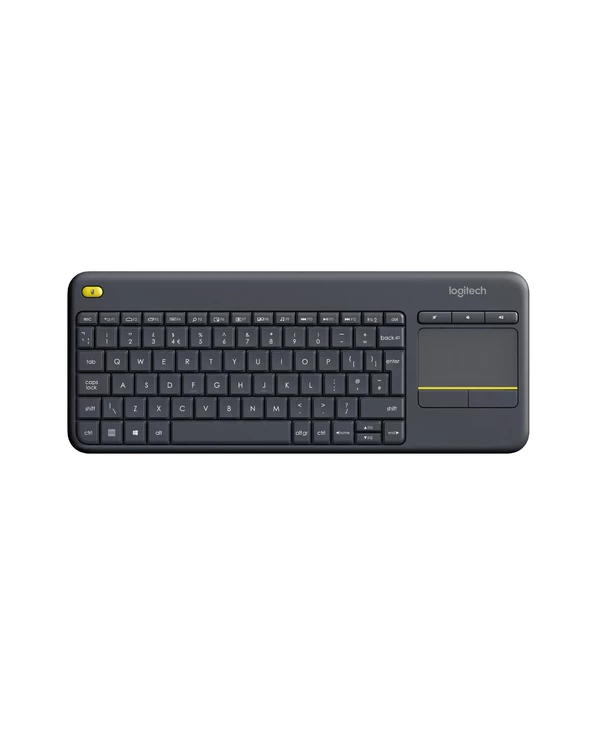 Acheter 👏 Logitech Wireless Touch Keyboard K400 Plus Clavier RF Sans Fil QWERTY Anglais Noir 🎁