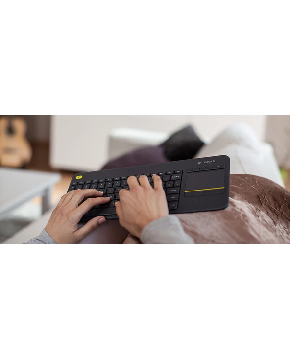 Acheter 👏 Logitech Wireless Touch Keyboard K400 Plus Clavier RF Sans Fil QWERTY Anglais Noir 🎁 – Image 5