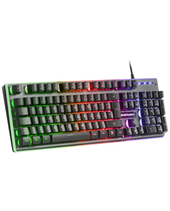 Grosses soldes 😉 Mars Gaming MK220FR Clavier USB Français Noir, Gris ⌛ – Image 3