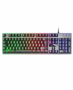 Grosses soldes 😉 Mars Gaming MK220FR Clavier USB Français Noir, Gris ⌛