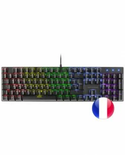Les meilleures critiques de 🎉 Mars Gaming MK422BFR Clavier USB AZERTY Français Noir 🧨