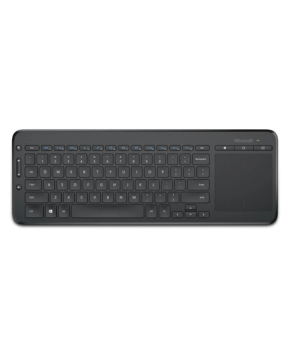 Bon marché 💯 Microsoft All-in-One Media Keyboard Clavier RF Sans Fil AZERTY Français Noir ⌛ – Image 2