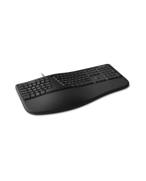 Nouveau 😀 Microsoft Ergonomic Clavier USB AZERTY Belge Noir ✔️ – Image 2