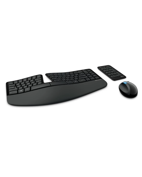 Coupon 👍 Microsoft Sculpt Ergonomic Desktop Clavier RF Sans Fil Allemand Noir 😍