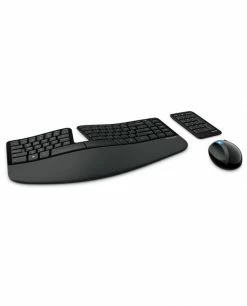 Budget ✔️ Microsoft Sculpt Ergonomic Desktop Clavier RF Sans Fil AZERTY Français Noir 💯