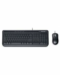 Budget 🎁 Microsoft Wired Desktop 600 Clavier USB Noir ✔️