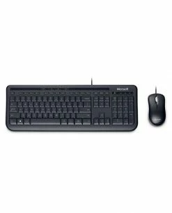 Sortie 🎉 Microsoft Wired Desktop 600, DE Clavier USB QWERTZ Noir 🌟