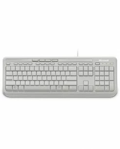 Coupon 🔔 Microsoft Wired Keyboard 600 Clavier USB Blanc 🎉