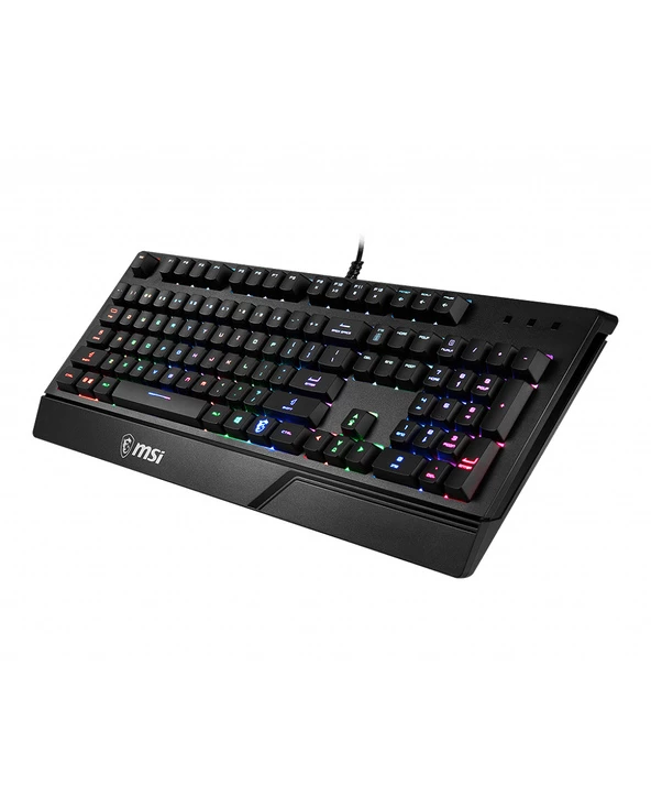Vente flash 🔥 MSI Vigor GK20 Clavier USB AZERTY Français Noir ✔️ – Image 3