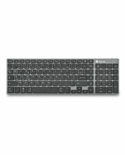 Promo 💯 NGS FORTUNE-BT, AZERTY, FR Clavier Bluetooth Français Noir, Argent ⭐
