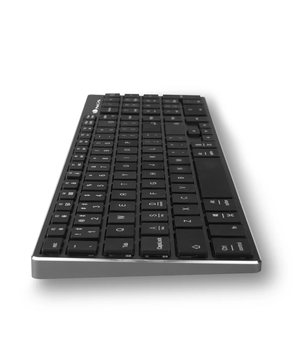 Promo 💯 NGS FORTUNE-BT, AZERTY, FR Clavier Bluetooth Français Noir, Argent ⭐ – Image 4