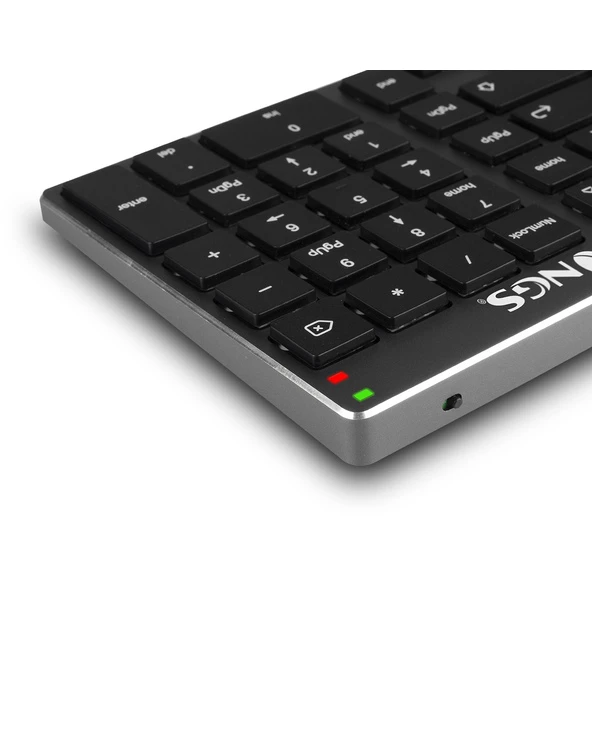 Promo 💯 NGS FORTUNE-BT, AZERTY, FR Clavier Bluetooth Français Noir, Argent ⭐ – Image 6