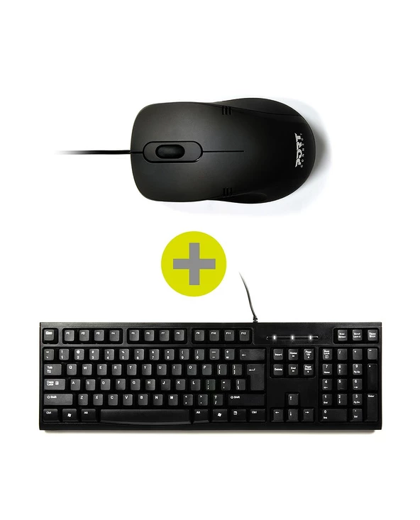 Grosses soldes 🛒 Port Designs 900900 Clavier USB AZERTY Français Noir 🤩