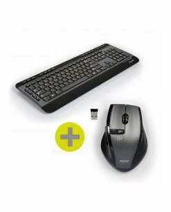 Meilleur prix 🧨 Port Designs 900901 Clavier RF Sans Fil AZERTY Français Noir 😀