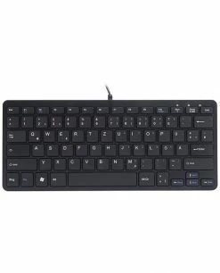 Vente flash 🔥 R-Go Tools R-Go Clavier Compact, QWERTZ (DE), Noir, Filaire 🌟