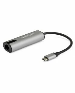 Tout neuf 🎁 StarTech.com Adaptateur 2.5GbE USB C Vers Ethernet NBASE-T NIC - Réseau Multi-Vitesse USB 3.0 Type C 2.5/1 Gigabit/100 Mbps/Port 🔔