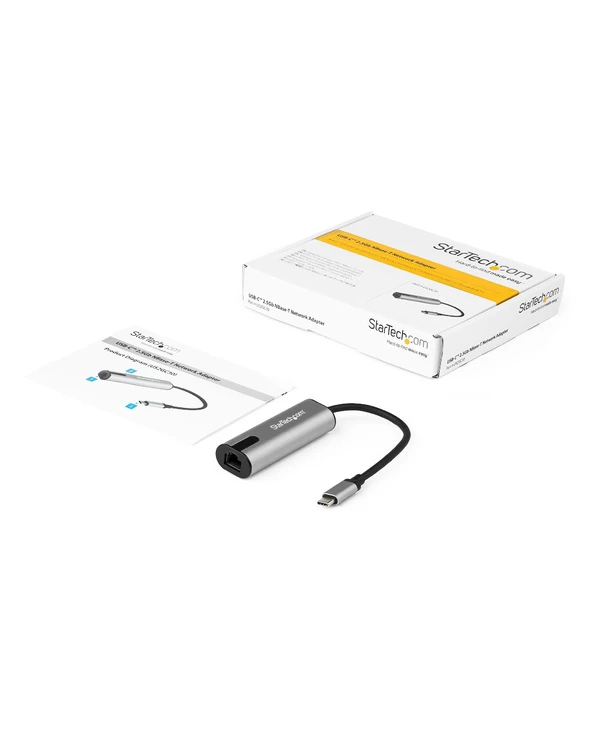 Tout neuf 🎁 StarTech.com Adaptateur 2.5GbE USB C Vers Ethernet NBASE-T NIC - Réseau Multi-Vitesse USB 3.0 Type C 2.5/1 Gigabit/100 Mbps/Port 🔔 – Image 5