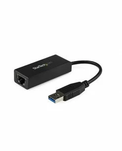 Tout neuf 👏 StarTech.com Adaptateur Réseau USB 3.0 Vers Gigabit Ethernet NIC - 10/100/1000 Mb/s - M/F - Noir 👏