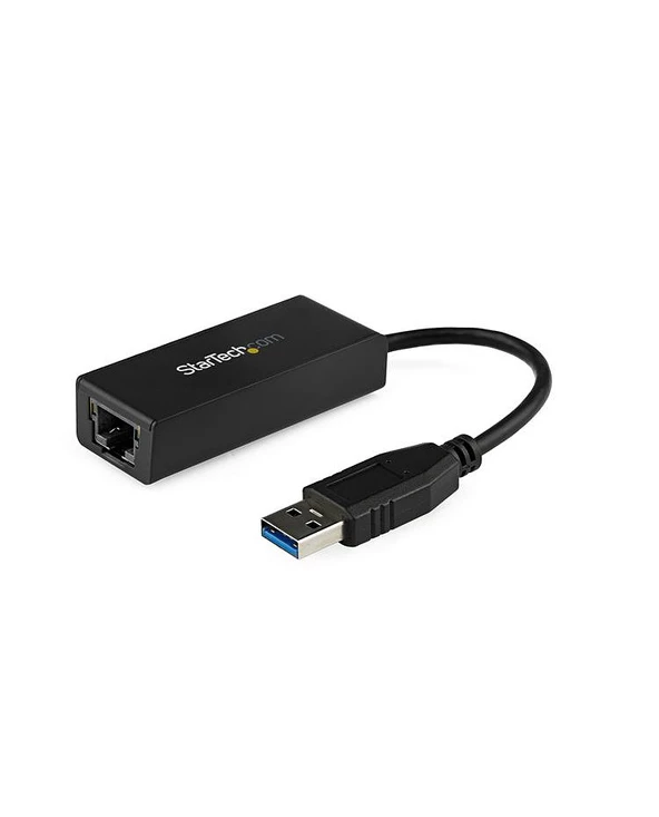 Tout neuf 👏 StarTech.com Adaptateur Réseau USB 3.0 Vers Gigabit Ethernet NIC - 10/100/1000 Mb/s - M/F - Noir 👏